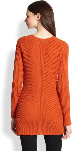 michael kors orange spice sweater|Michael Kors Women's Sweaters .